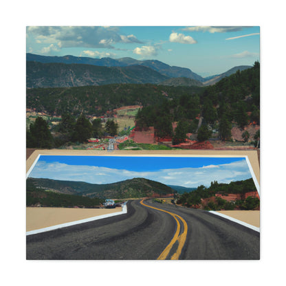 "The Art of the Open Road" - Canvas