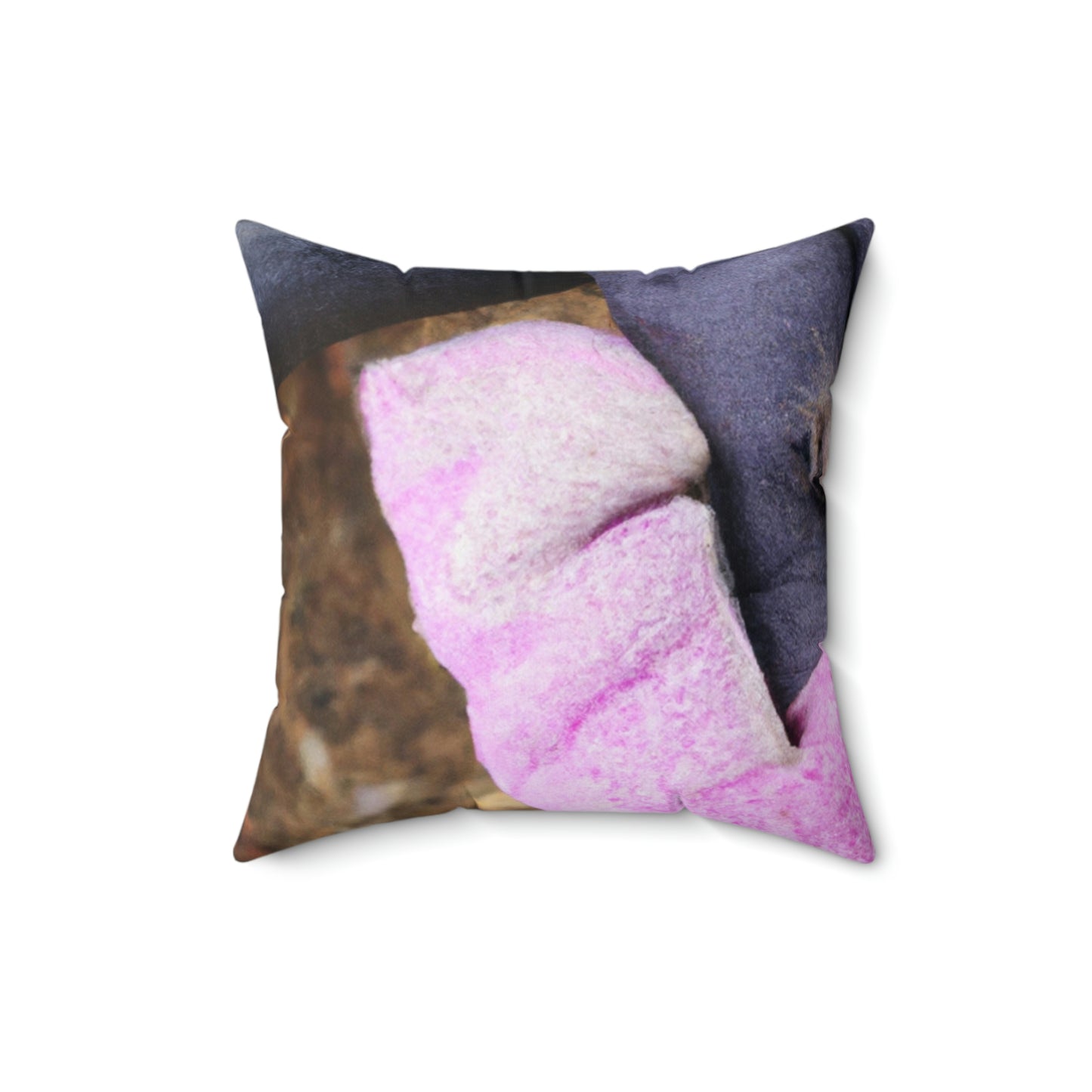 "A Tiny Home in an Old Glove" - The Alien Square Pillow