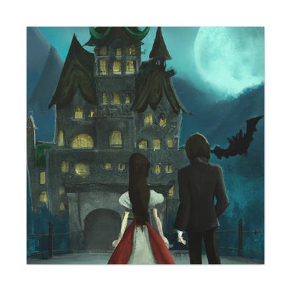 "A Shocking Discovery: Inside the Haunted Castle" - The Alien Canva