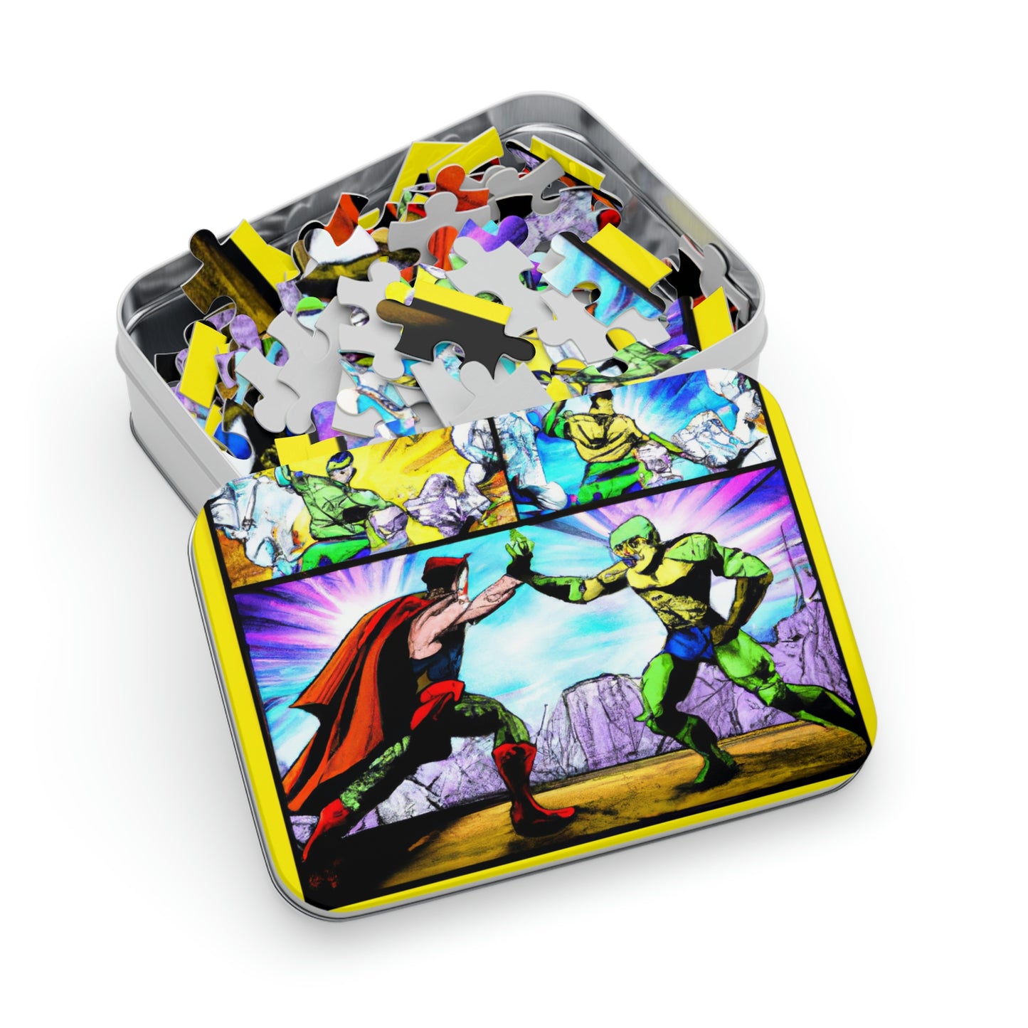 Superhero Showdown! - The Alien Jigsaw Puzzle