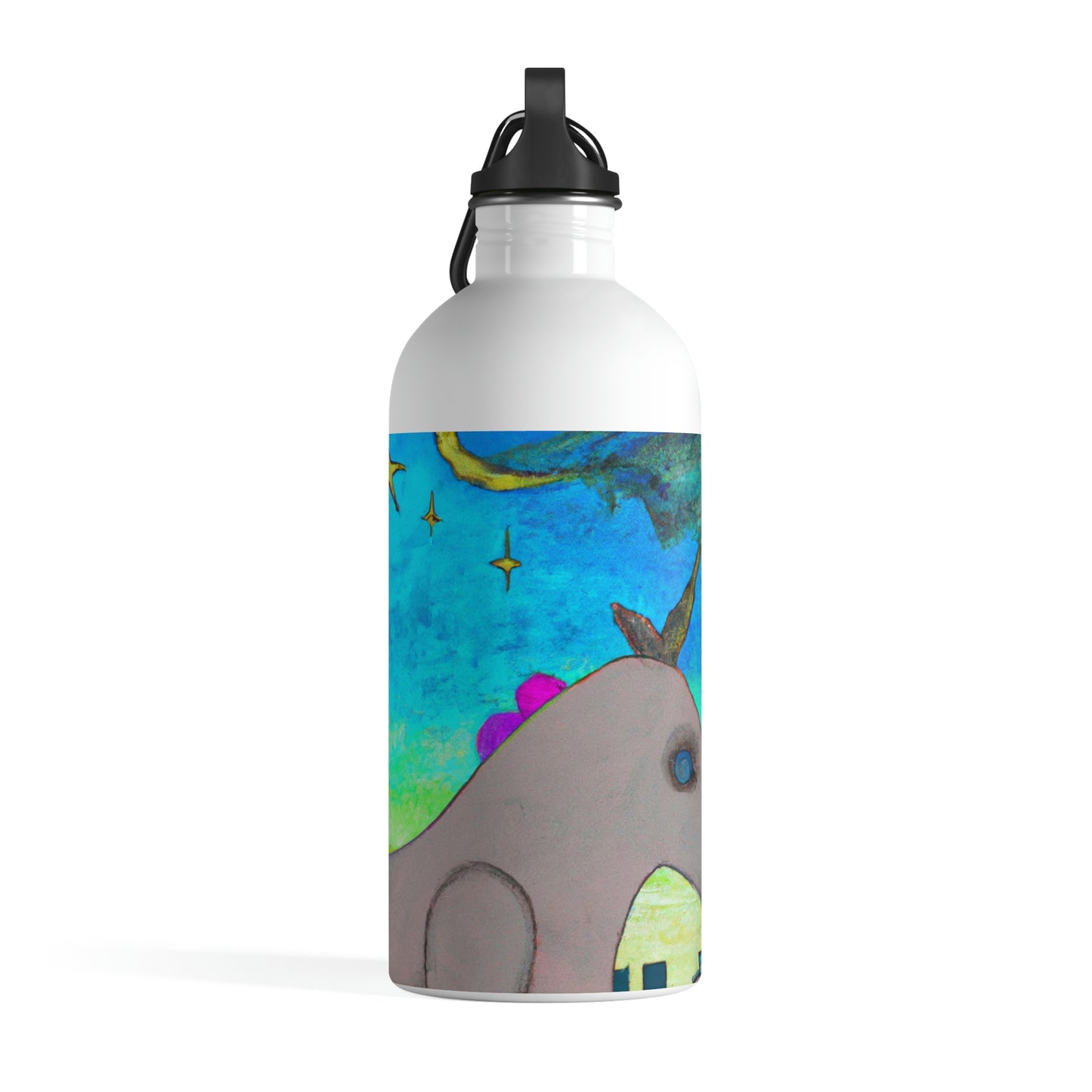 "Majestic Morning Reflections" - The Alien Stainless Steel Water Bottle