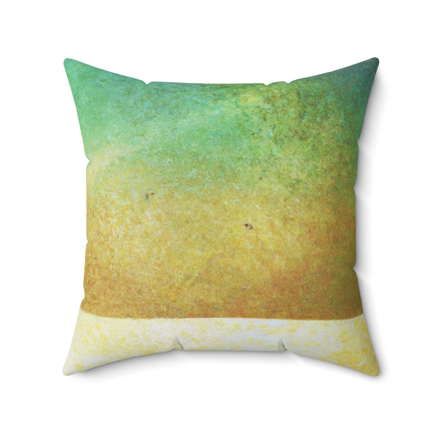 "Allein auf der verschneiten Wiese" - Das Alien Square Pillow