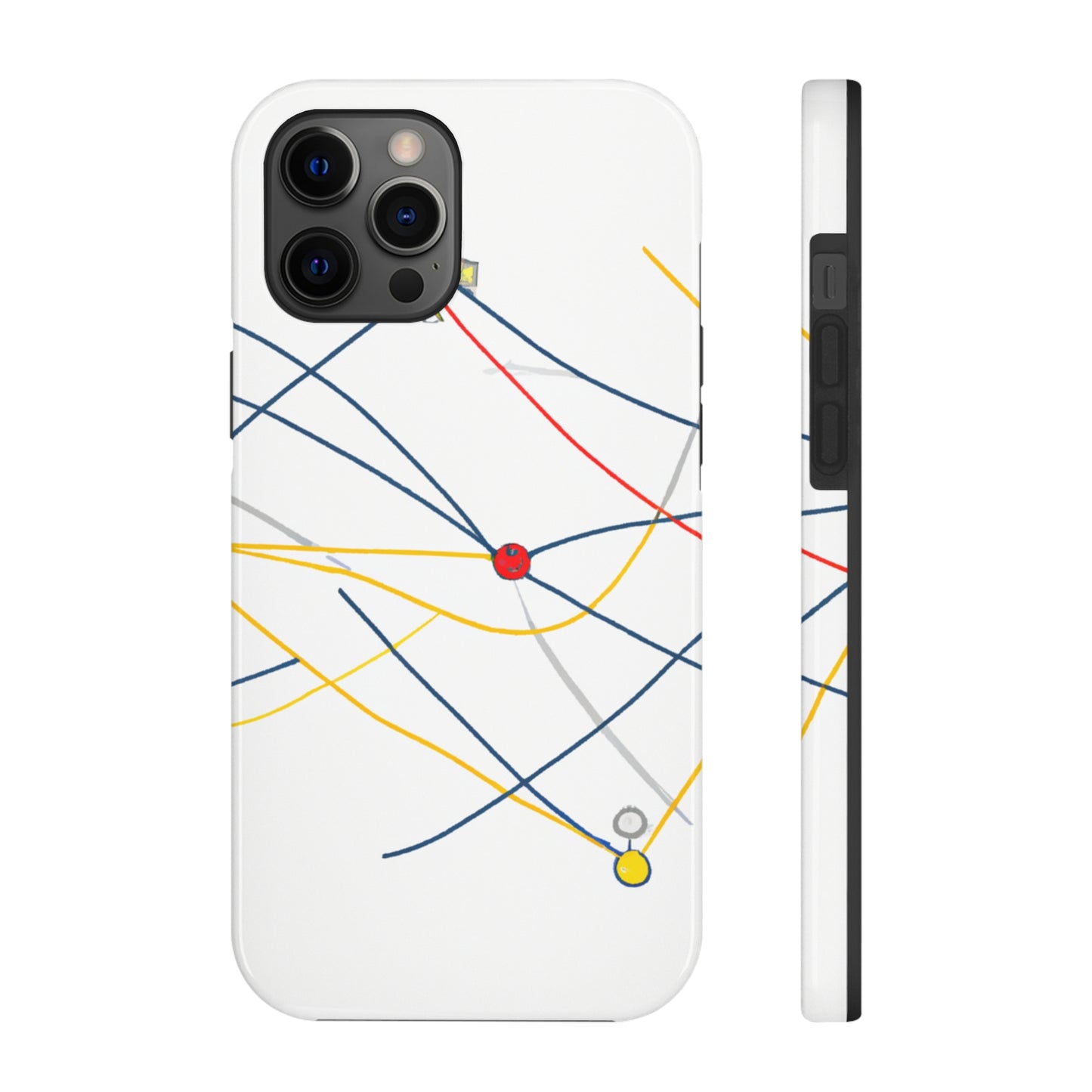 "Exploring the Dynamic Topology: Artful Visualization of a Network Structure." - The Alien Tough Phone Cases