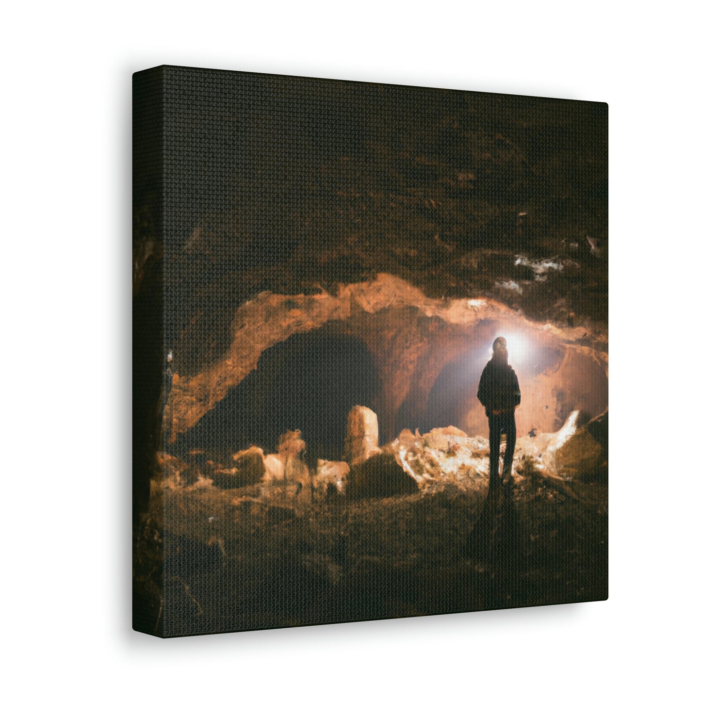 "A Journey into the Unknown: Exploring a Mysterious Underground Cave" - The Alien Canva