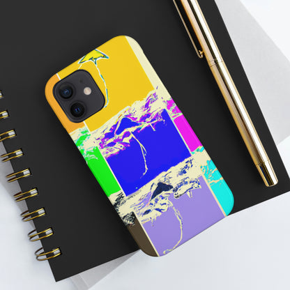 "Kites Aflatter in the Vibrant Sky" - Die Alien Tough Phone Cases