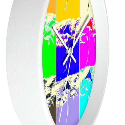 "Kites Aflatter in the Vibrant Sky" - Die Alien-Wanduhr