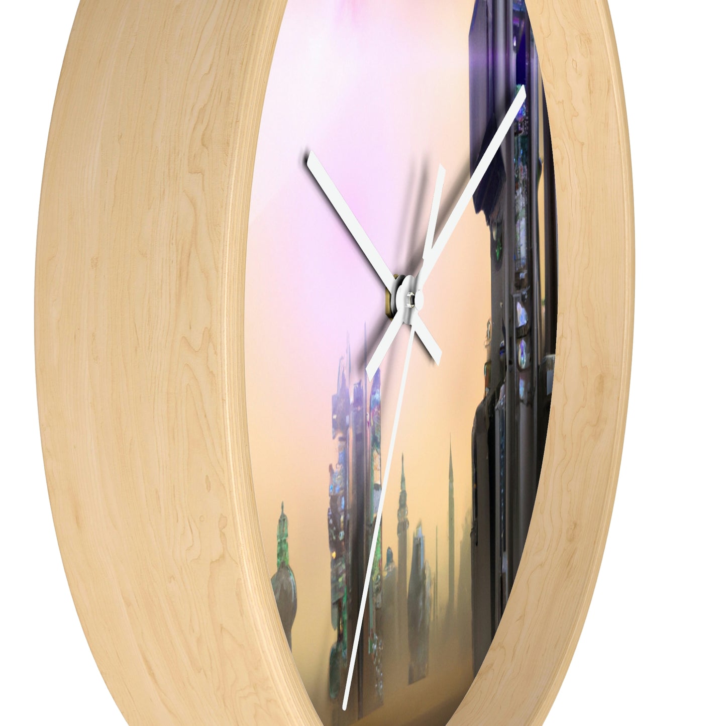 "Lost in the Cosmic Mist" - The Alien Wall Clock