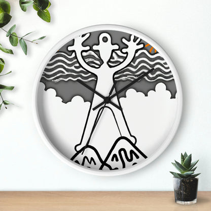 The Mystic Mist of the Mountain - The Alien Wall Clock