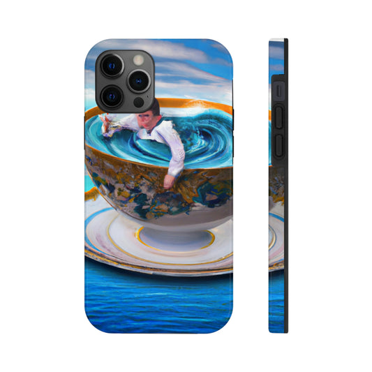 "Adrift in a China Cup: The Story of a Lost Child's Oceanic Adventure" - The Alien Tough Phone Cases