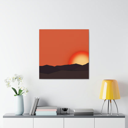 Sunset Artist. - Canvas