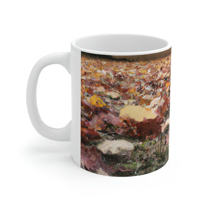 "Autumn's Forgotten Mystery" - The Alien Ceramic Mug 11 oz