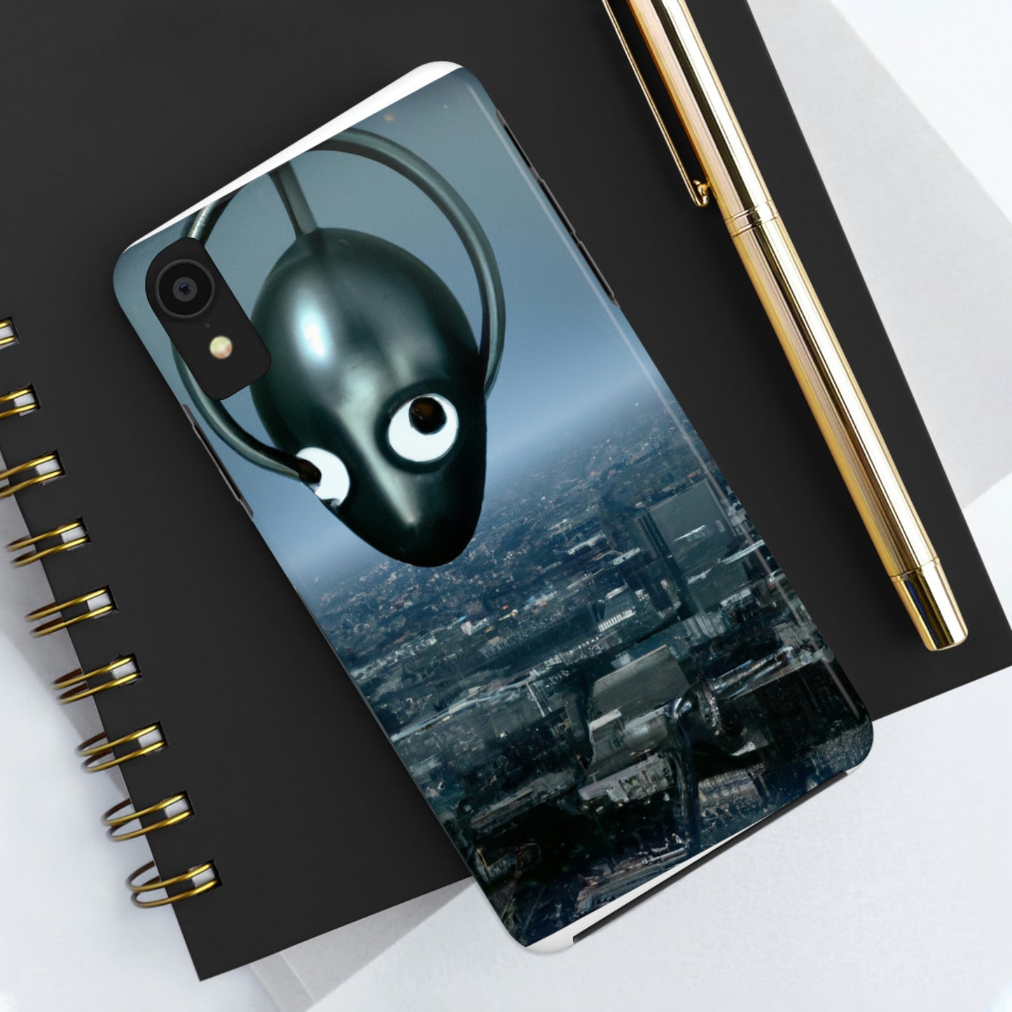 "A Distant Spark: An Alien's Search for Sanctuary in the City." - The Alien Tough Phone Cases