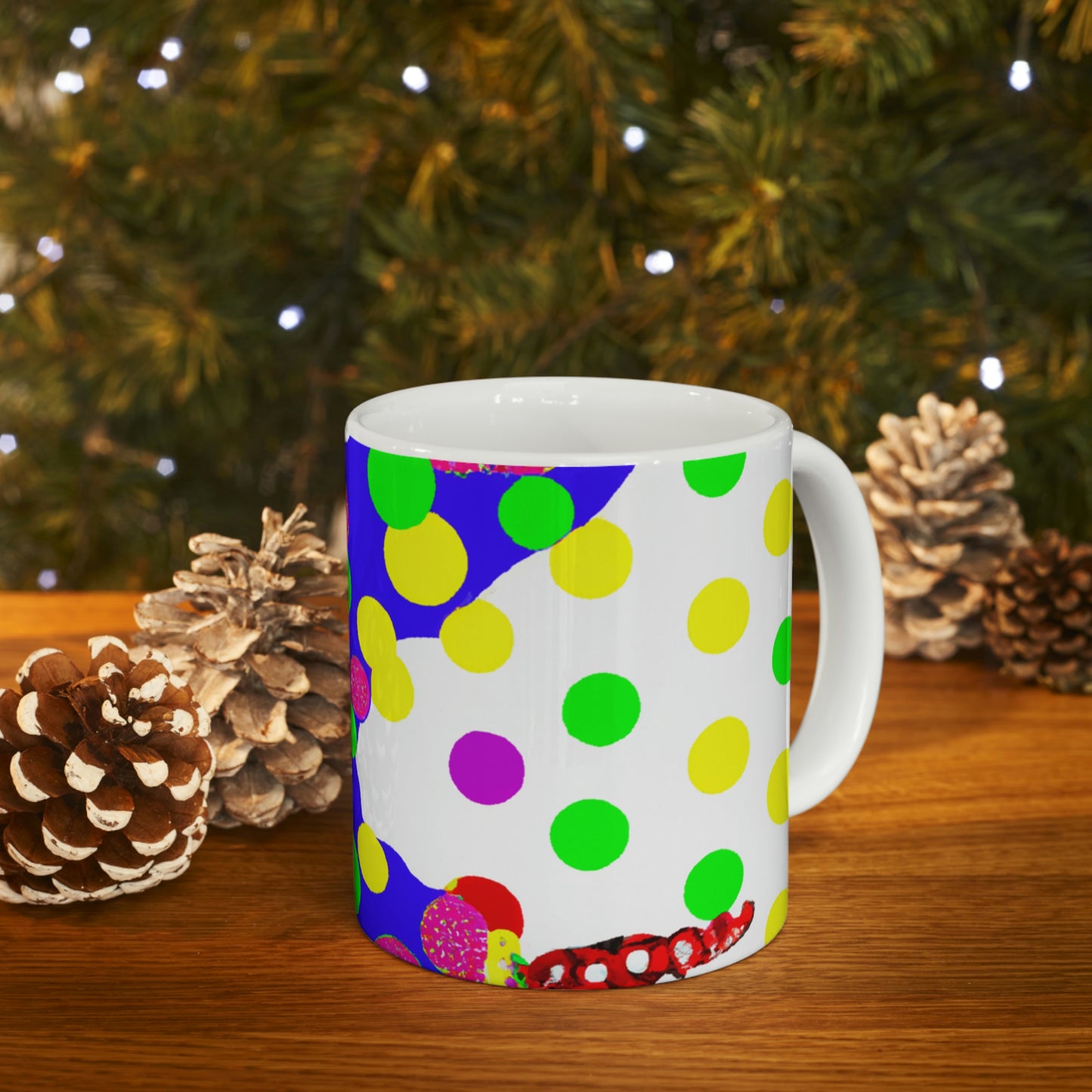 "Clowning Around in the Cold: A Winter Glove Story" - The Alien Ceramic Mug 11 oz