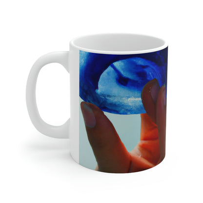 "Frozen in Time: Unearthing an Ancient Sea Creature" - The Alien Ceramic Mug 11 oz