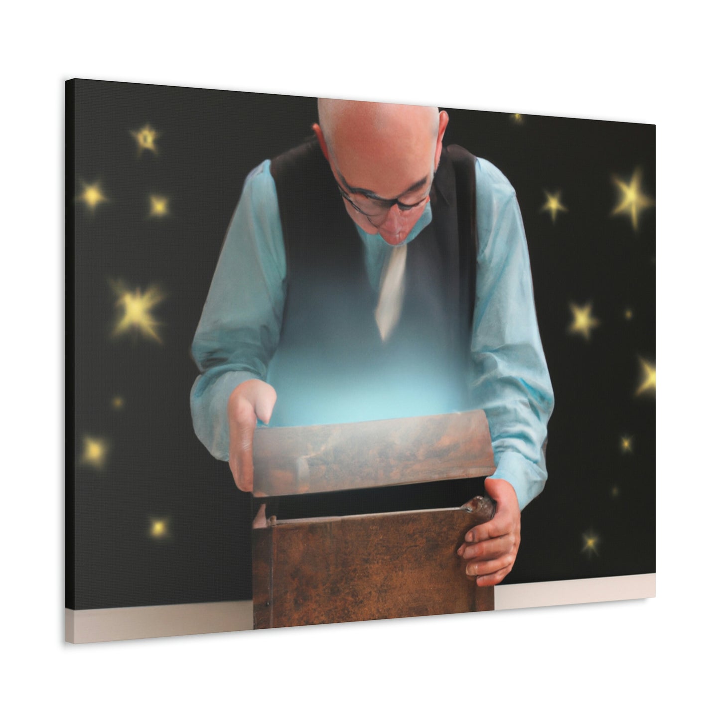 The Magic Box of the Elderly Man - The Alien Canva