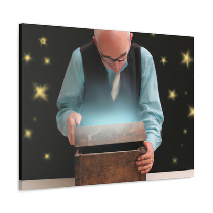 The Magic Box of the Elderly Man - The Alien Canva