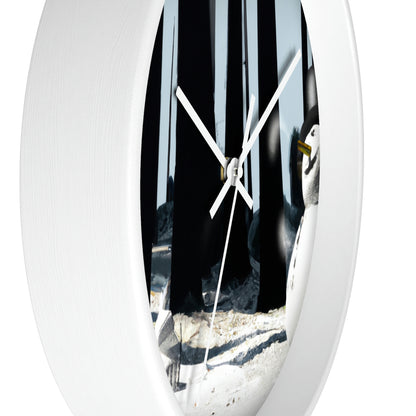 "Chilly Adventures in the Enchanted Forest" - The Alien Wall Clock