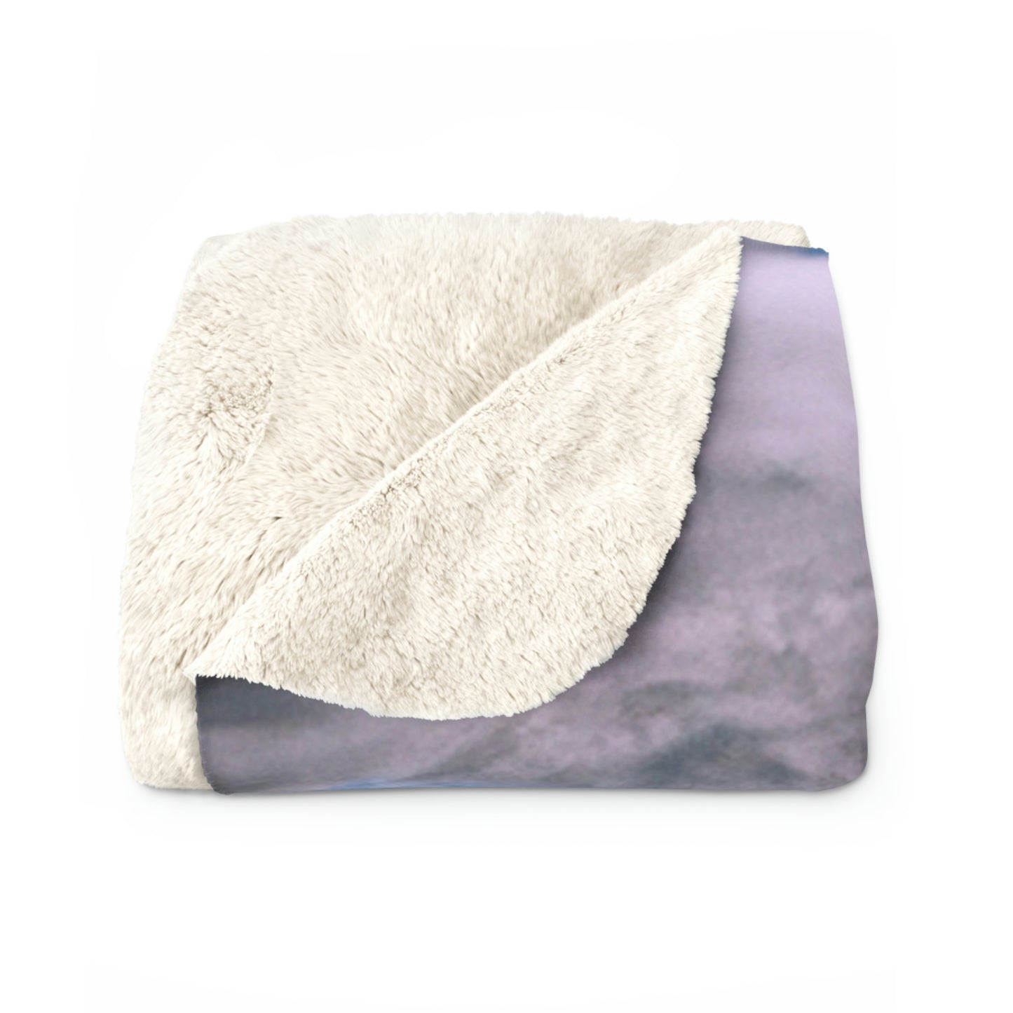 Sea-Swept Romance - The Alien Sherpa Fleece Blanket