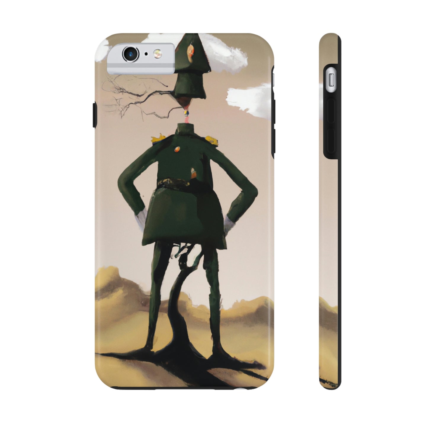 "Courage Against Despair: A Soldier's Triumph" - The Alien Tough Phone Cases