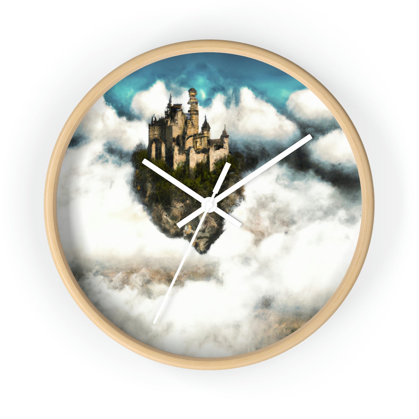 Mystic Castle in the Sky - The Alien Wall Clock