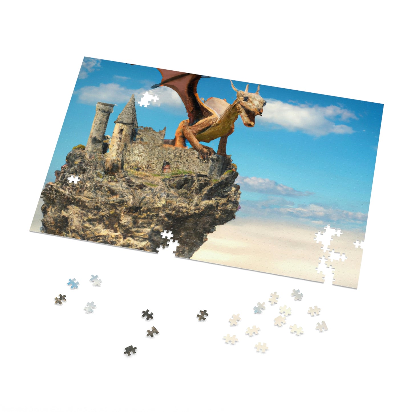 "Dragon Throne of ancients" - The Alien Jigsaw Puzzle