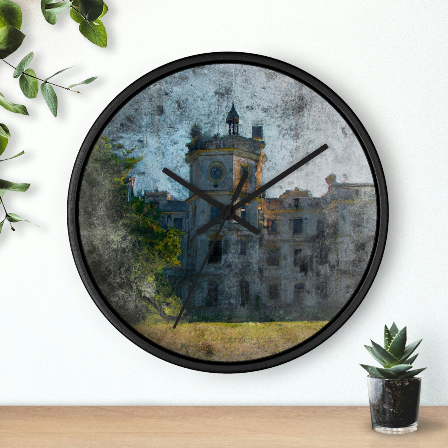 "The Forgotten Castle: A Faded Remembrance" - The Alien Wall Clock