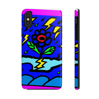 "A Bold Bloom Amidst the Storm" - The Alien Tough Phone Cases