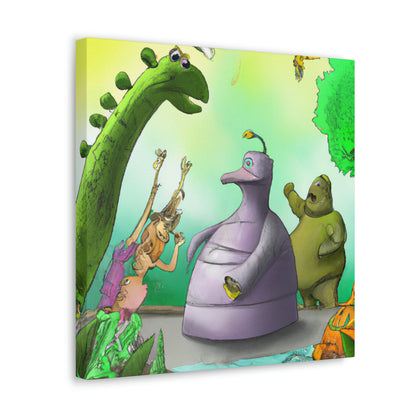 "Intergalactic Zoo Adventures" - The Alien Canva