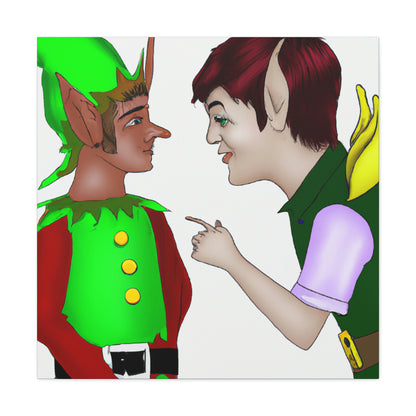 "The Elf and the Rogue's Bonding" - The Alien Canva