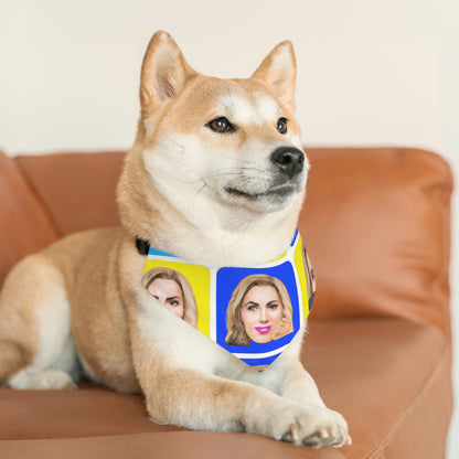 "Emoji-zing a Celebrity: A Pop Art Portrait" - The Alien Pet Bandana Collar