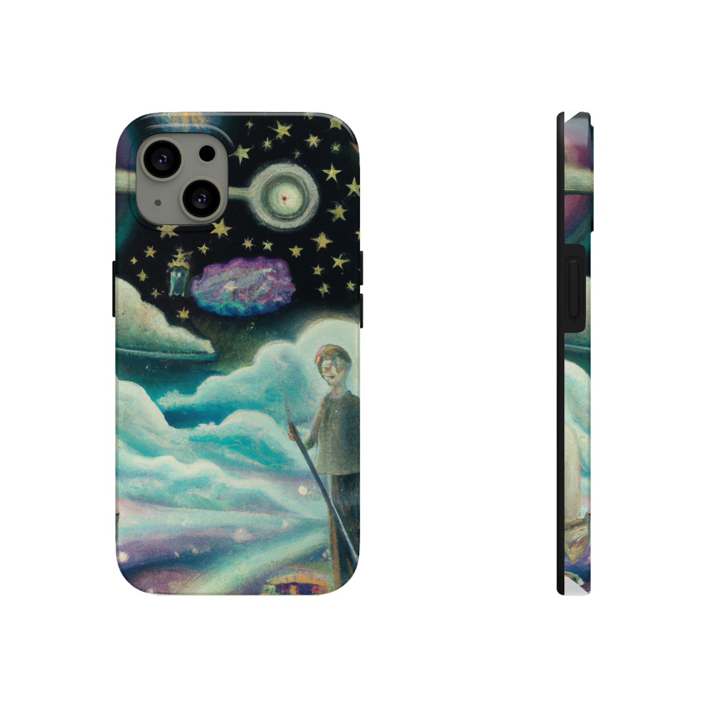 "Ein Meer aus Diamanten in der Nacht" - Die Alien Tough Phone Cases