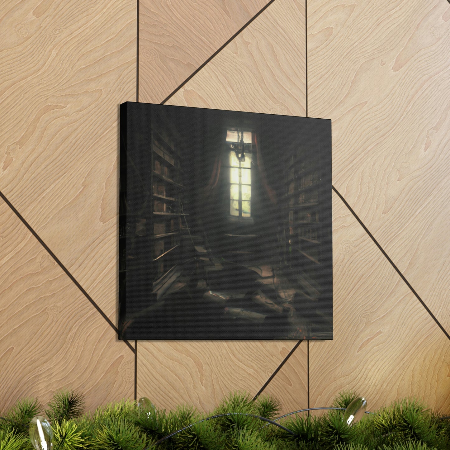 "La biblioteca secreta de las sombras" - The Alien Canva