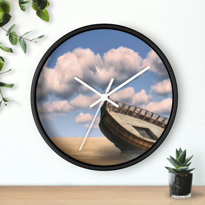 "A Boat Adrift: The Lost Legacy of the Sea." - The Alien Wall Clock