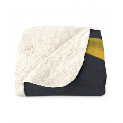 The Heavenly Threshold - The Alien Sherpa Fleece Blanket