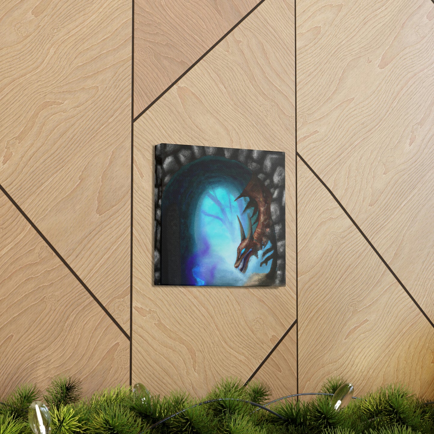 "The Dragon and the Forbidden Portal" - The Alien Canva