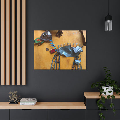 "Criaturas creativas: creación de una escultura de tu animal favorito con objetos encontrados" - The Alien Canva