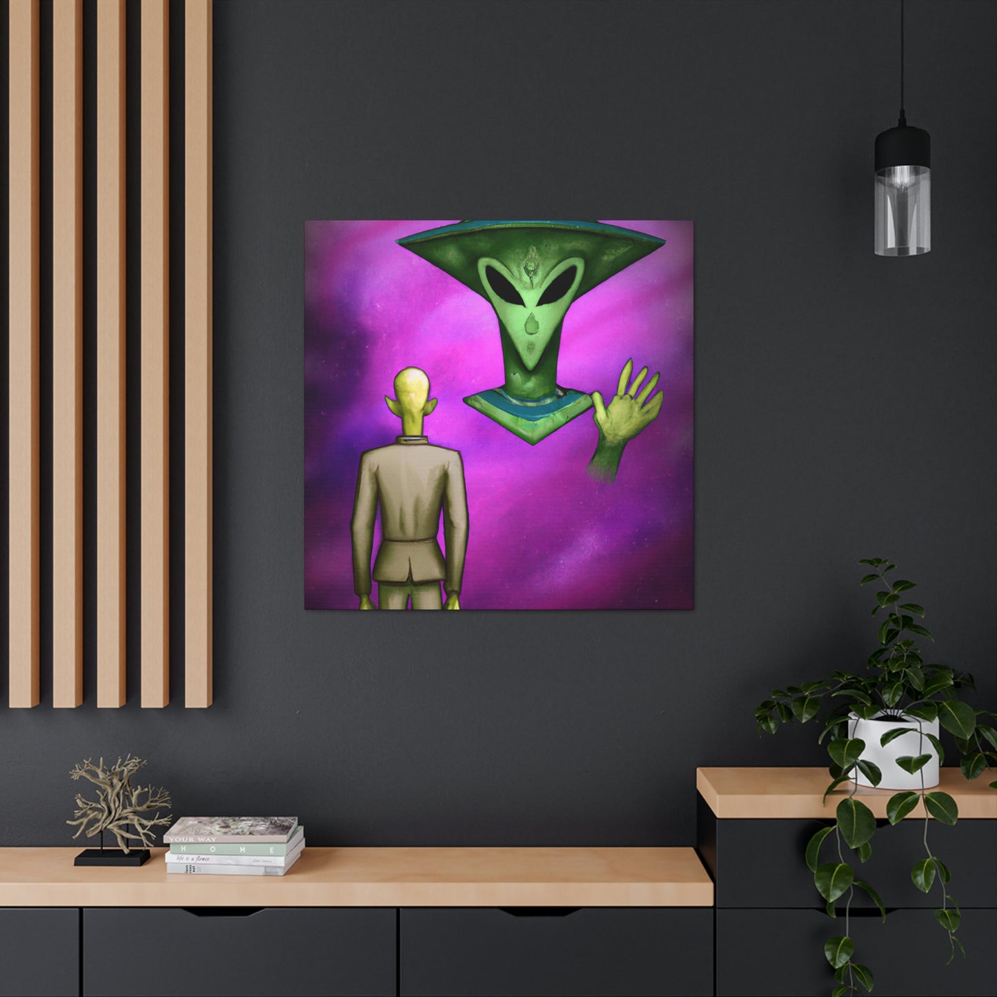 "Outsmarting the Alien Tyrant" - The Alien Canva