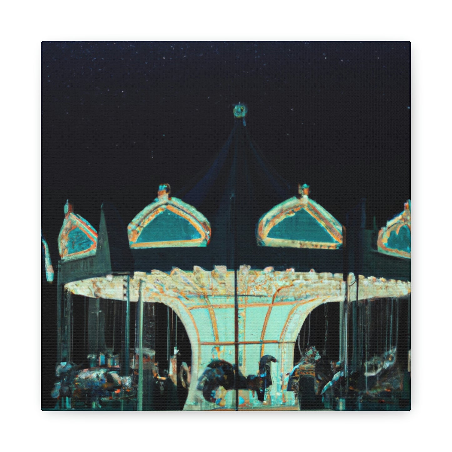 "A Lonesome Carousel Under Shining Stars" - The Alien Canva