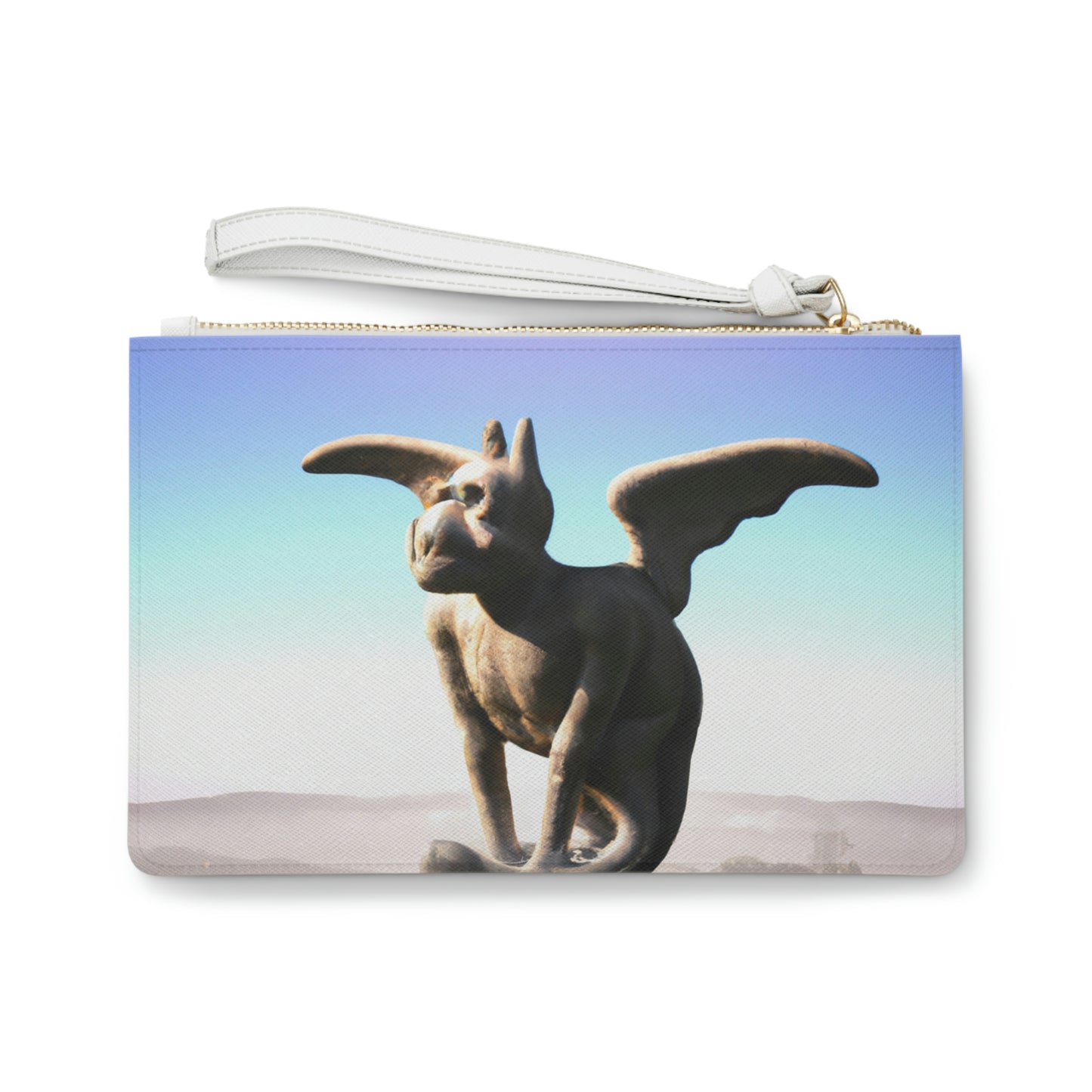 "Allein auf dem Hügel: Die Geschichte eines einsamen Gargoyle" - Die Alien Clutch Bag