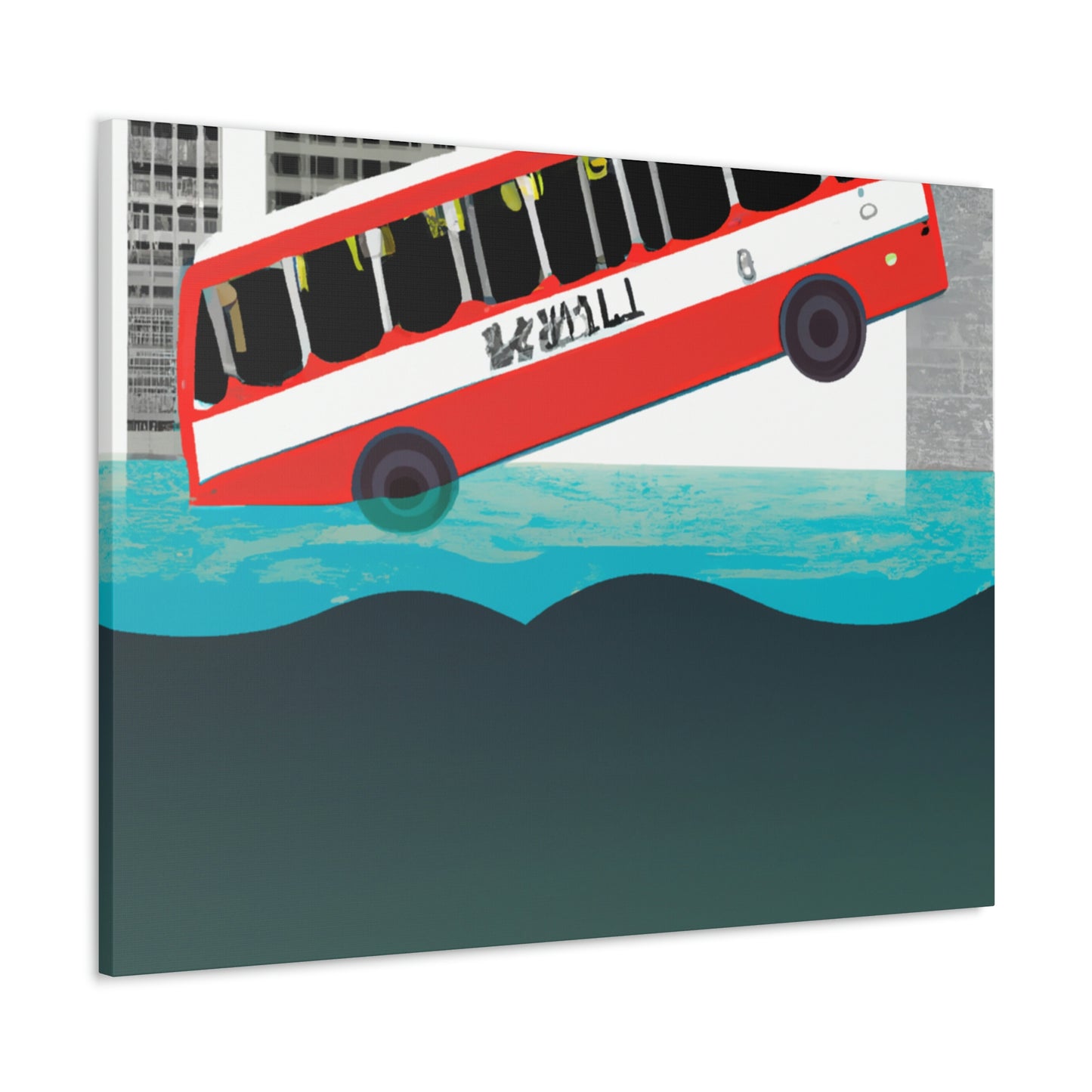 "The Great Escape: Flying the Bus Out of a Sinking City" - The Alien Canva