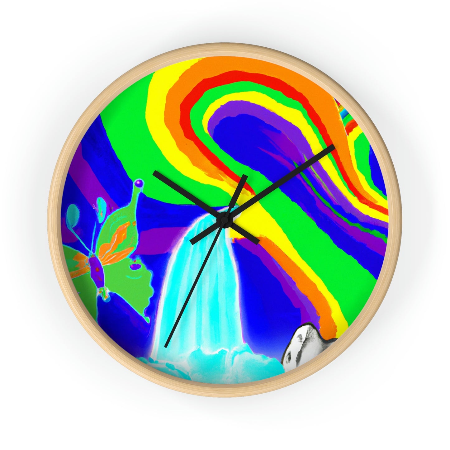 "Dancing Amongst the Splendor" - The Alien Wall Clock