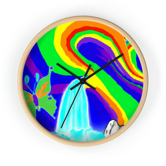 "Dancing Amongst the Splendor" - The Alien Wall Clock