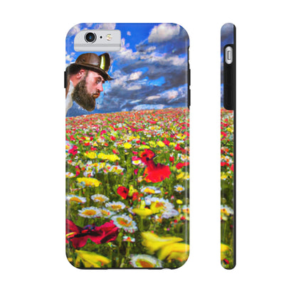 "Eine glückselige Tour durch Blumenpracht" - Die Alien Tough Phone Cases