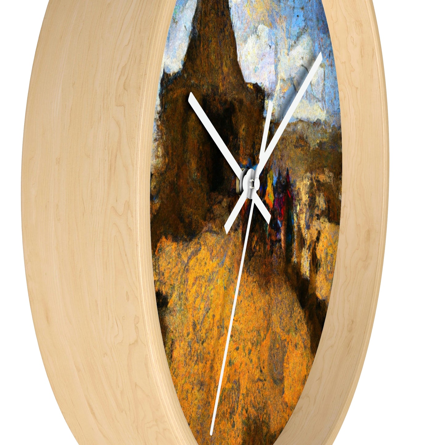 "Dusty Pilgrims at the Forgotten Shrine" - The Alien Wall Clock