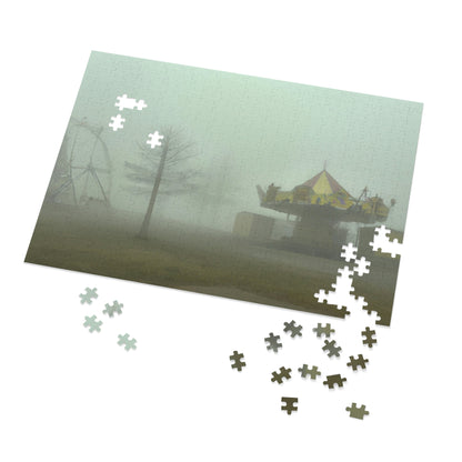 "Foggy Dreams of an Abandoned Carnival" - The Alien Jigsaw Puzzle