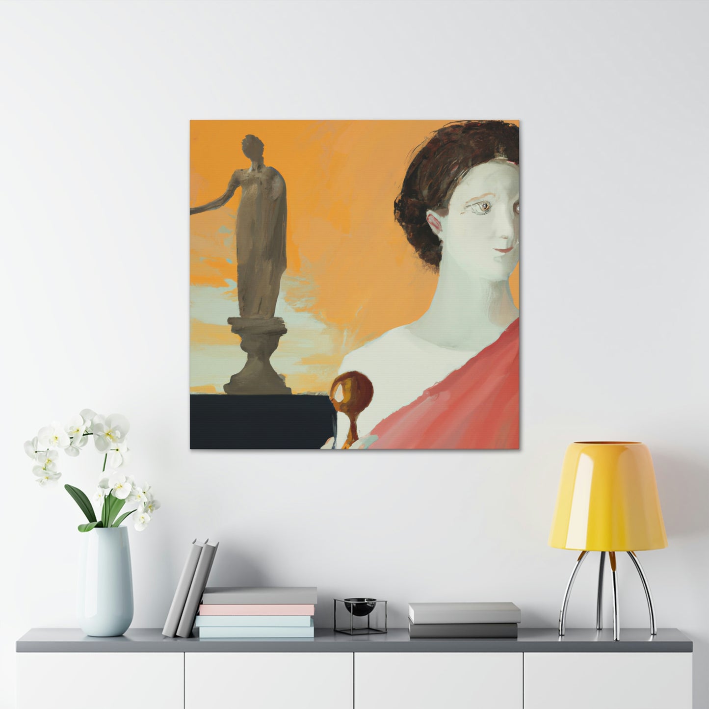 "Classic Meets Contemporary: A Fusion of Greek Art and My Own Style" - Canvas