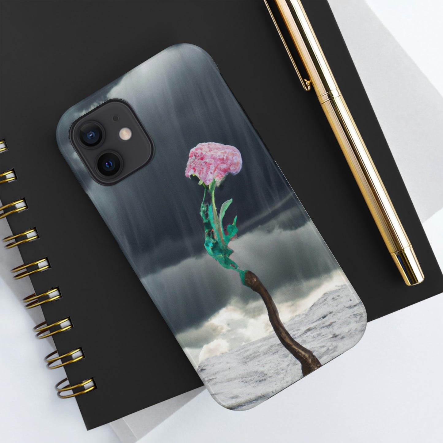 "Aight Against the Storm: The Story of a Lonely Flower" - The Alien Tough Phone Cases