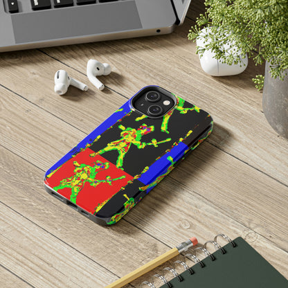 "Tanz mit Feuer und Stahl." - Die Alien Tough Phone Cases