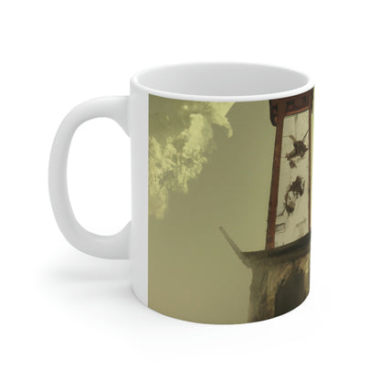 "Ghostly Beacon in the Fog" - Taza de cerámica The Alien 11 oz