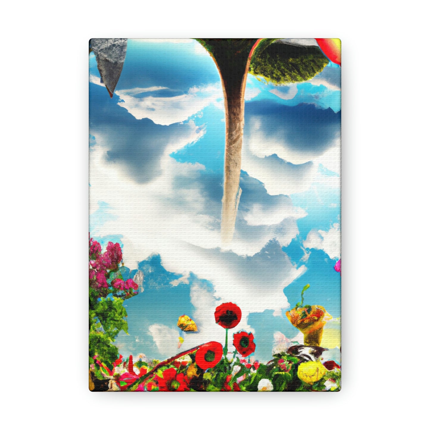 Rainbow Sky Garden - The Alien Canva